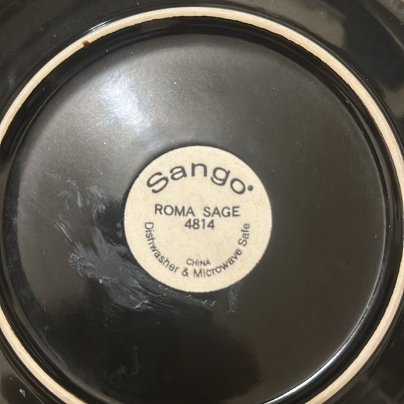 SET OF 3 Sango 4814 Roma Sage 8" Salad Plates - Picture 5 of 7